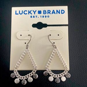 Lucky Brand dangle tower earrings